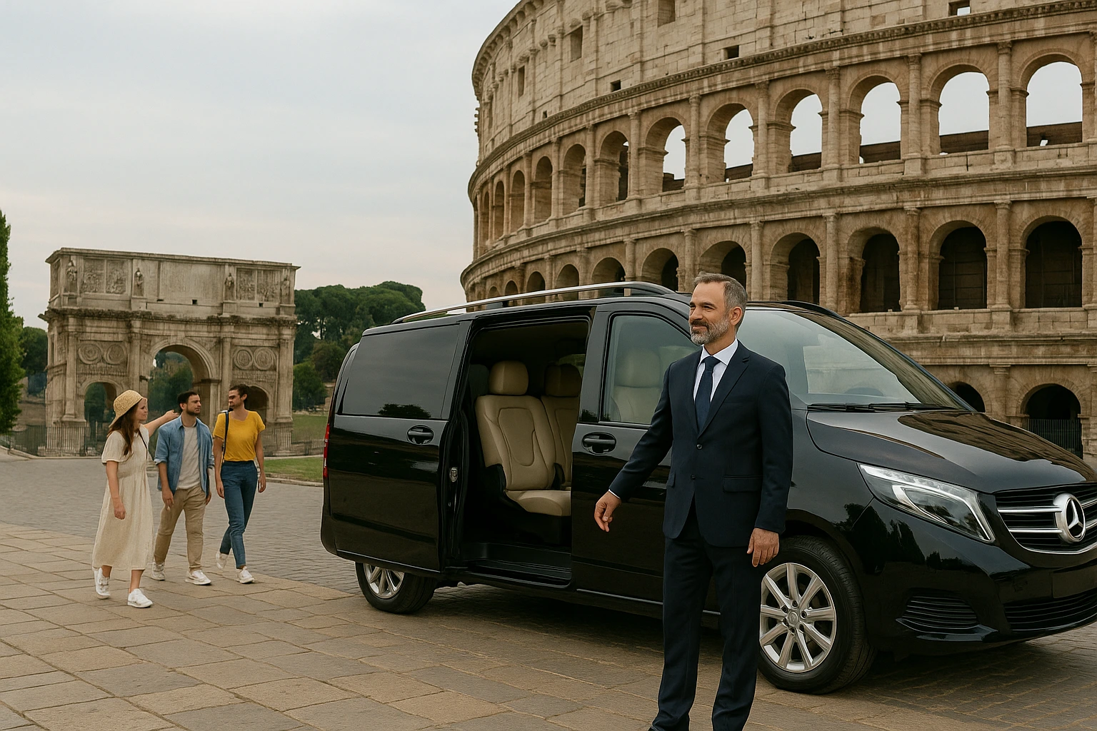 A driver on a round trip.